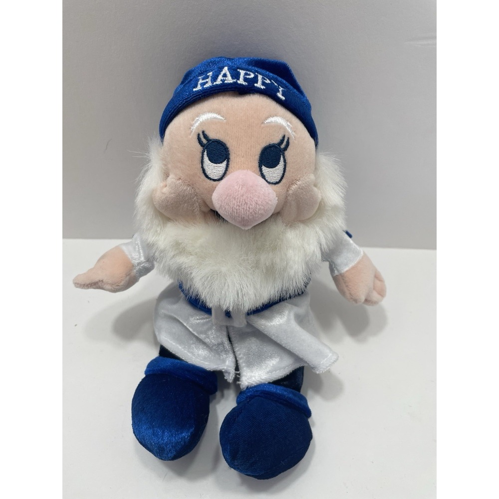 Disney Seven Dwarfs Hanukkah‎ Beanie 10" Plush Disney Store Rare Set of 6 - Picture 6 of 9